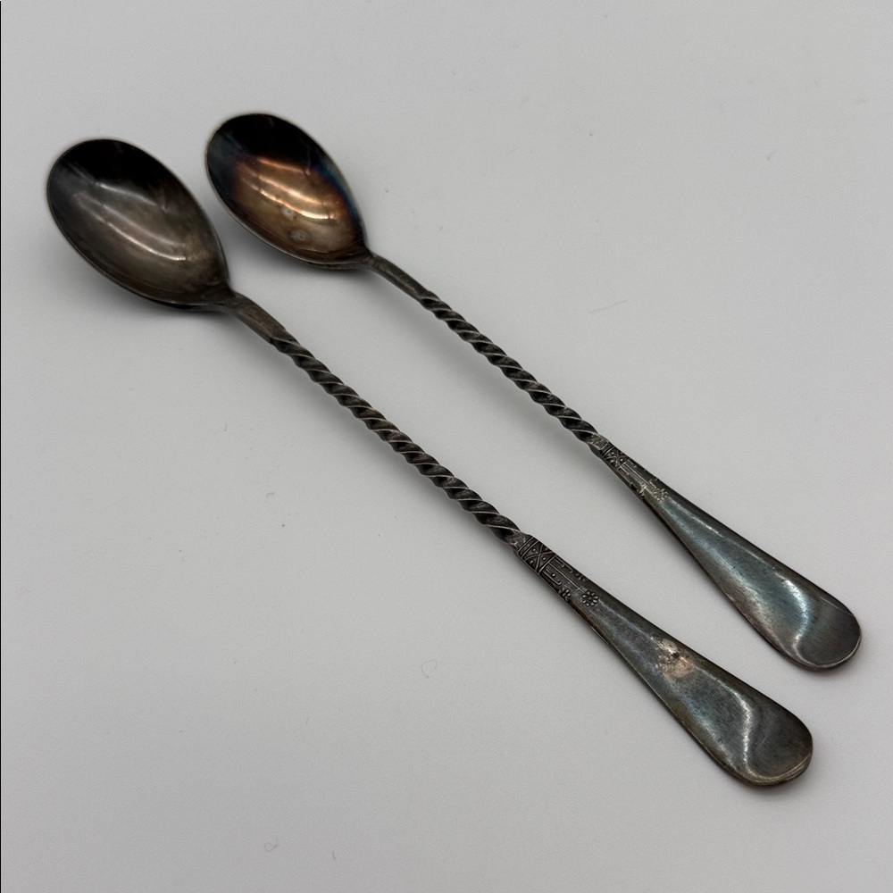 Silver Plate Ice Tea Spoons